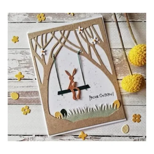 Bunny Metal Die Cuts Sitting Bunny Cutting Dies Cut_4