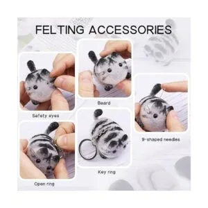 Kit de inicio de fieltro de aguja juego de fieltro de_4