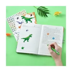 Juego de cuadernos de dinosaurios de acuarela regalo de_3