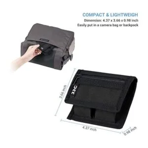 3 Pockets DSLR Battery and Memory Card Holder_6