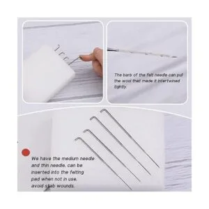 Kit de inicio de fieltro de aguja juego de fieltro de_6
