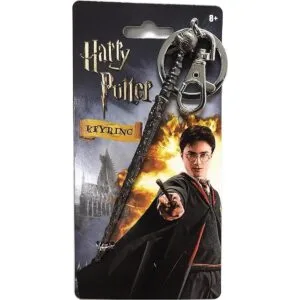 Harry Potter Llavero de peltre con diseño de varita de_2