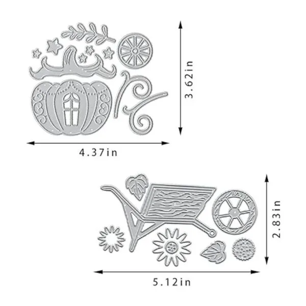 ALIBBON 2 troqueles de carrito de otoño para hacer_2
