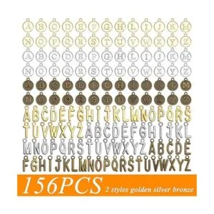 156 colgantes con letras redondas 156 piezas 6 juegos_2