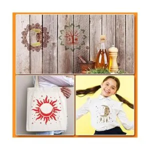 9 plantillas de mandala de sol y luna luna sol flor_6