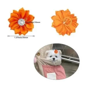 Petbuy 20 pares de horquillas para el pelo de perro Yorkie_3