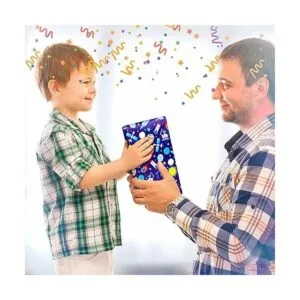 Papel de regalo para el espacio exterior de cumpleaños_6