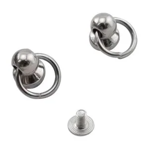 30 piezas de remaches de rosca de cabeza redonda plateada_2