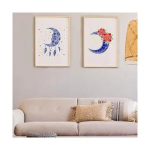 9 plantillas de mandala de sol y luna luna sol flor_7