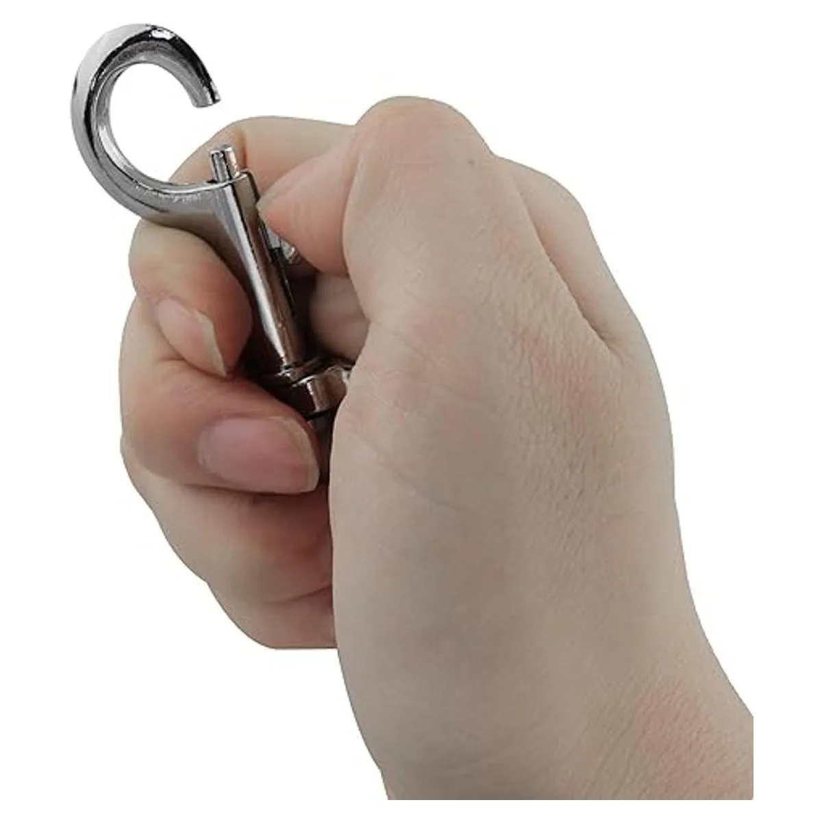 ZZLZX 4 ganchos giratorios de acero inoxidable para mástil_4