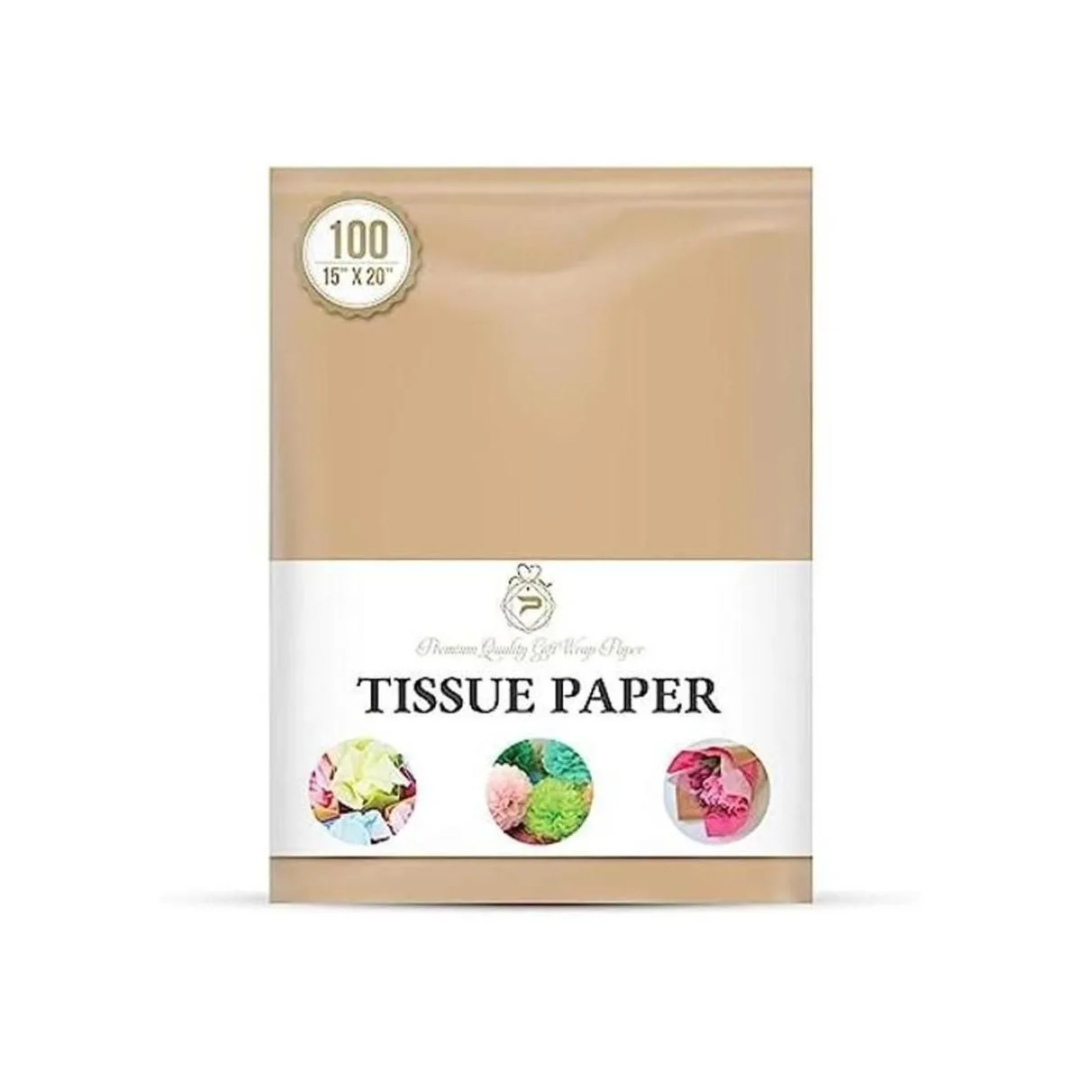 Papel de seda para envolver regalos Desert Tan para_1