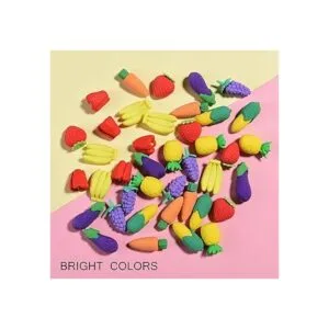 40 piezas de orejas de comida 3D lindas mini borradores_3