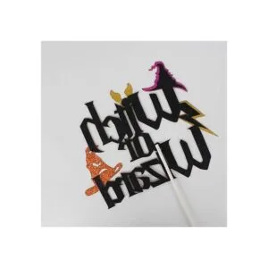 Decoración para tartas de bruja o mago para fiestas de_5