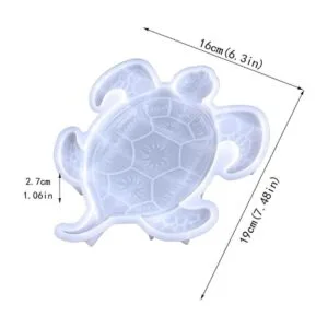 Voaesdk Moldes de resina de tortuga marina de silicona_2