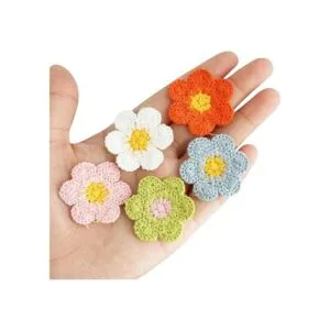 Parche de flores yyyangz 30 piezas de 6 colores para_6
