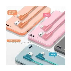 Cargador para iPhone 3 paquetes de cables de carga de 6_2