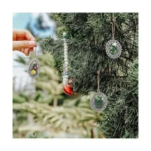 PH PandaHall Juego de 5 bandejas colgantes de plata_4