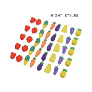 40 piezas de orejas de comida 3D lindas mini borradores_2