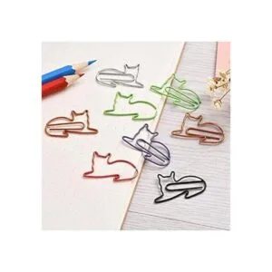 Wayilea Clips de papel en forma de gato 60 unidades_6