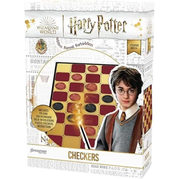 Pressman Harry Potter Checkers Tablero de ajedrez_3