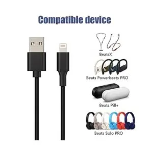 Cable de carga USB de repuesto de 5 pies compatible con_2