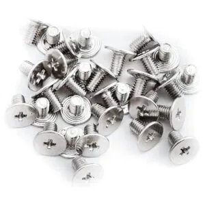 30 piezas de remaches de rosca de cabeza redonda plateada_5