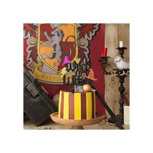 Decoración para tartas de bruja o mago para fiestas de_4