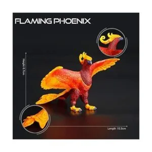 Figura de Phoenix realista de plástico con pájaro de_6