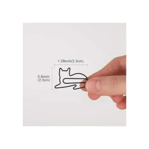 Wayilea Clips de papel en forma de gato 60 unidades_4