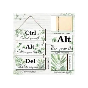 Decoración rústica inspiradora para colgar en la pared_3