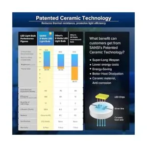 SANSI Bombillas LED equivalentes a 60 W 22 años de vida_4