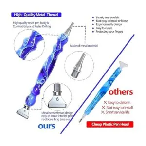 14 piezas de puntas de rosca de metal kit de bolígrafos_3
