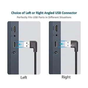 GELRHONR Cable de extensión USB 3.0 de ángulo derecho_2