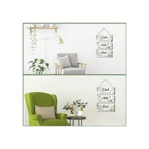 Decoración rústica inspiradora para colgar en la pared_5