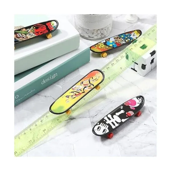 36 piezas de mini patineta de dedo con patrón de doble_6
