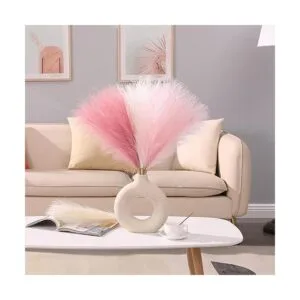 Serwalin Hierba de las Pampas rosa de 17.7 pulgadas 6_2