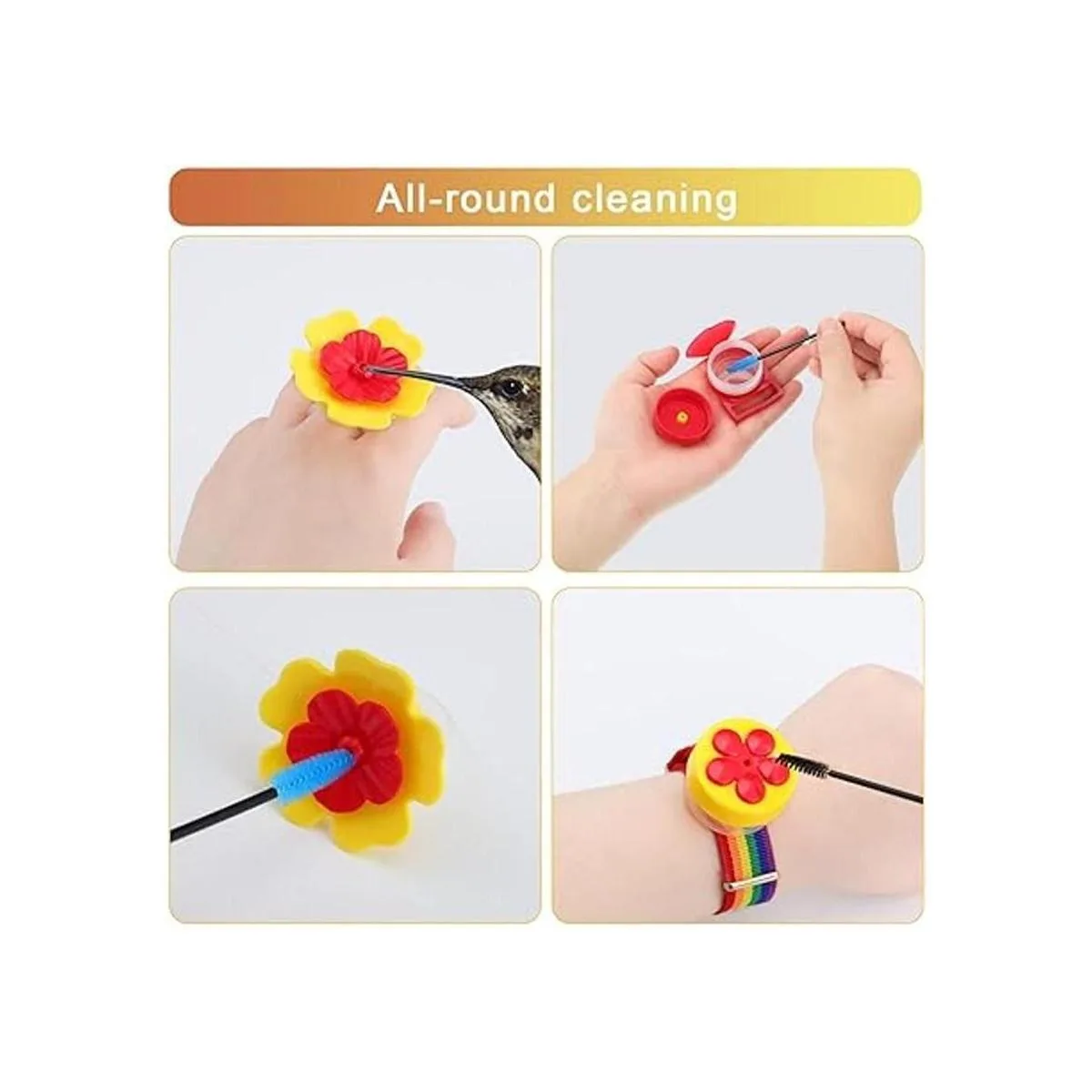 38 cepillos de limpieza para comedero de colibríes de 3_4