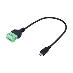 CERRXIAN Cable de extensión micro USB macho a 5 pines_1