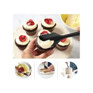 Hotec Juego de 5 espátulas de silicona para hornear_3