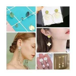 40 aretes redondos hipoalergénicos de 0.39 pulgadas 0.394_6