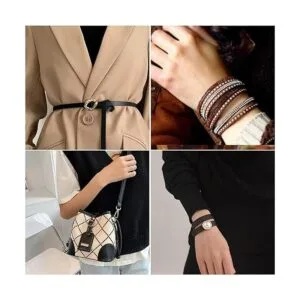 GORGECRAFT Correa de cuero de doble cara de 118 pulgadas_5