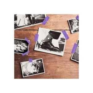 3 rollos de cinta adhesiva de arte morado extraíble cinta_6