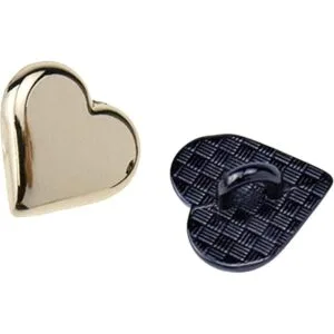 HEVSTIL Juego de 20 botones de vástago de metal en forma_3