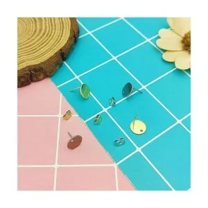 40 aretes redondos hipoalergénicos de 0.39 pulgadas 0.394_7