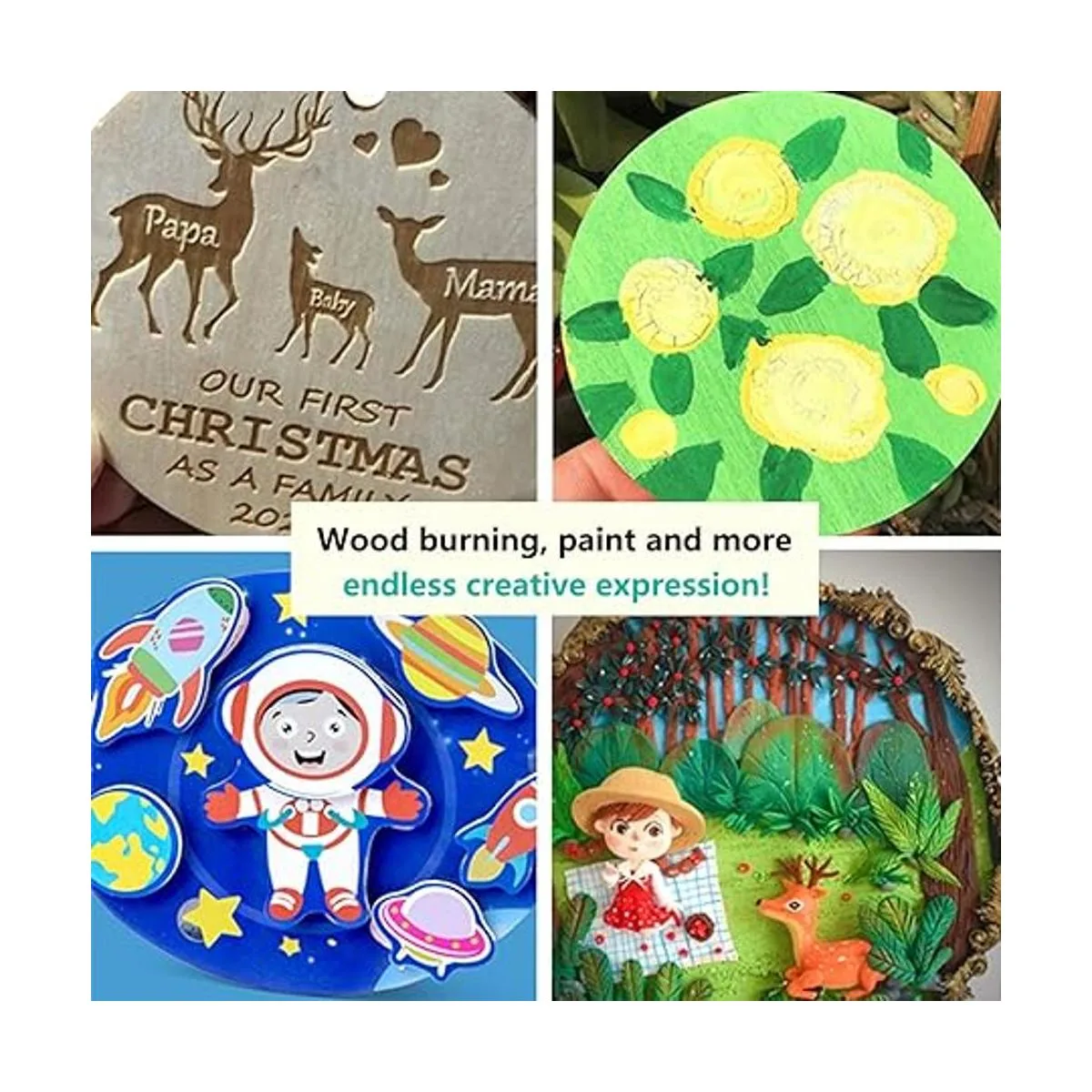 HILELIFE Rondas de madera para manualidades de 10_7