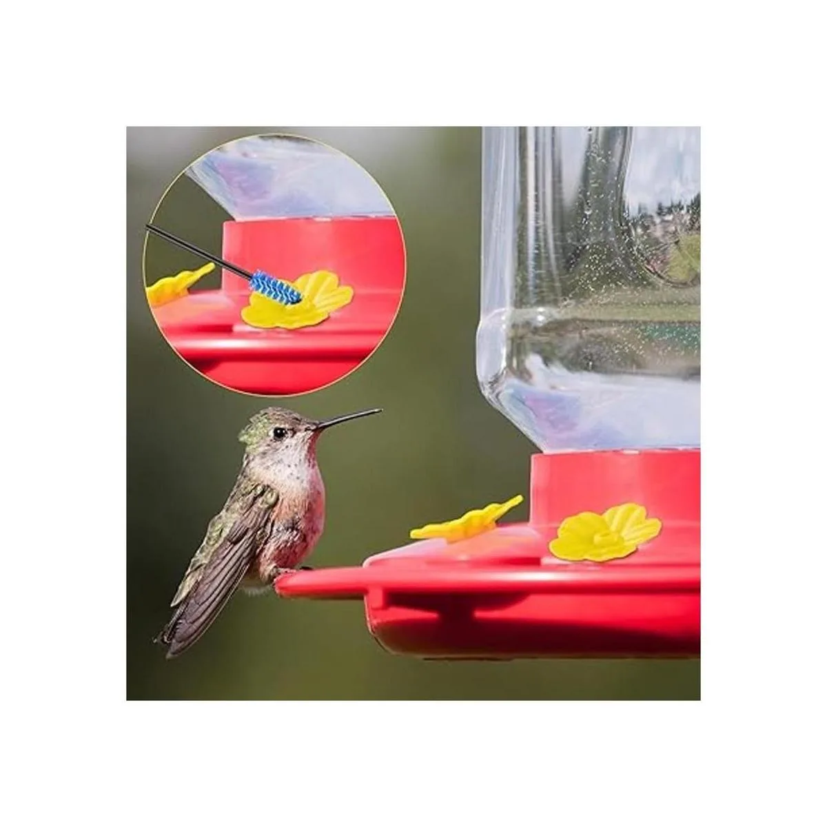 38 cepillos de limpieza para comedero de colibríes de 3_5