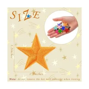 80 parches termoadhesivos con estrellas mini parches de_4