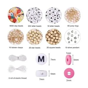 QUEFE 9000 cuentas de arcilla de 72 colores para kit de_5