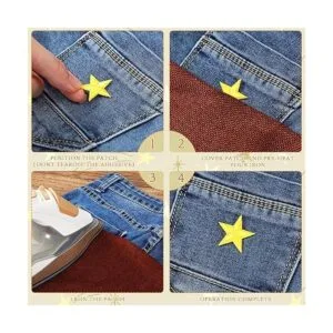 80 parches termoadhesivos con estrellas mini parches de_5