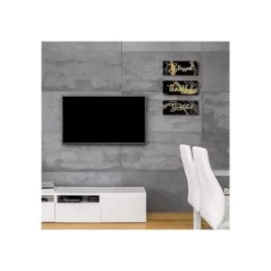 3 piezas Thankful Grateful Blessed Decoración de pared de_5
